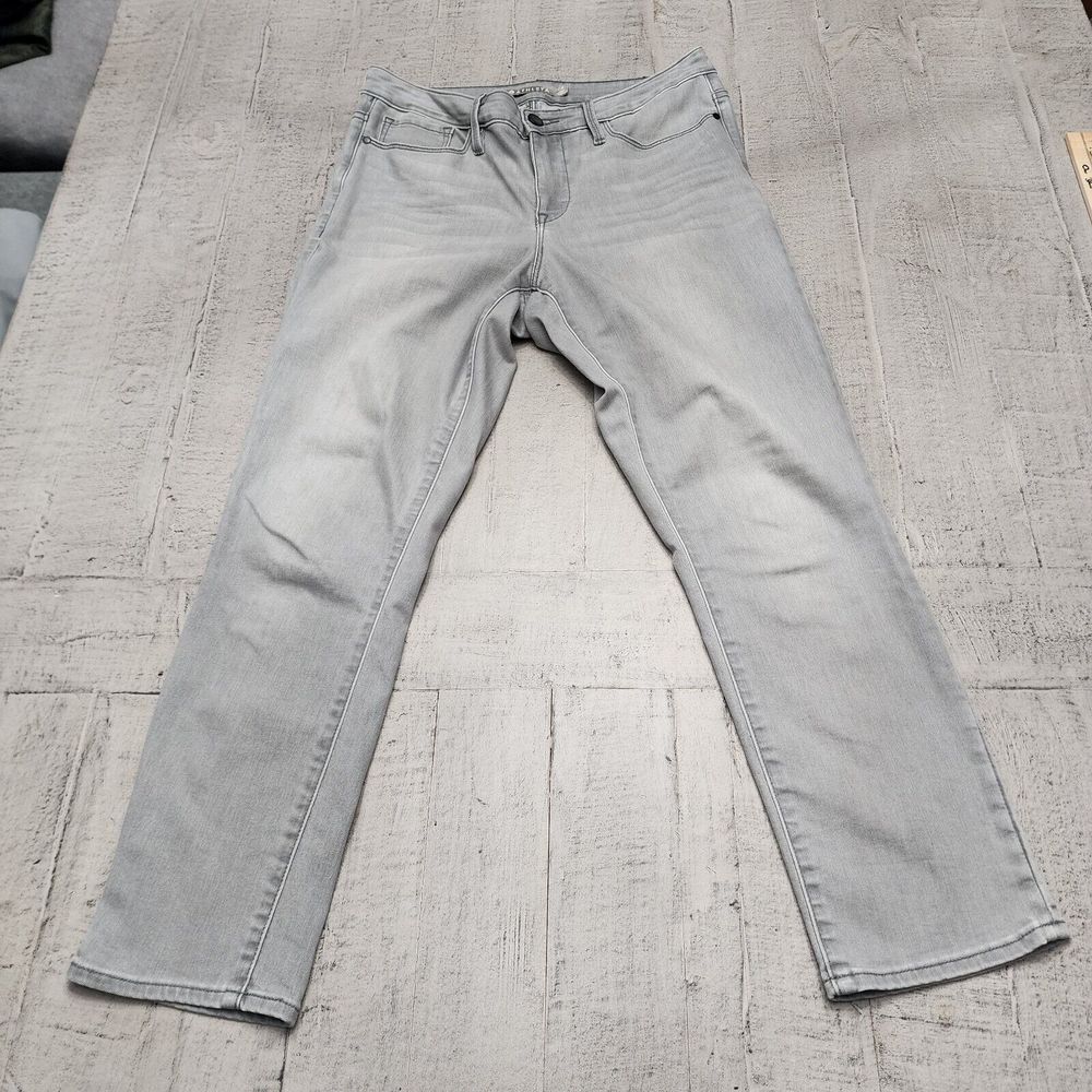 Athleta Sculptek Jeans Women's Size 6 Skinny Ankle Gray Stretch Denim Mid Rise - Picture 2 of 12
